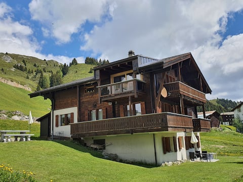Successful Airbnb property: Walliser-style wooden chalet in Riederalp