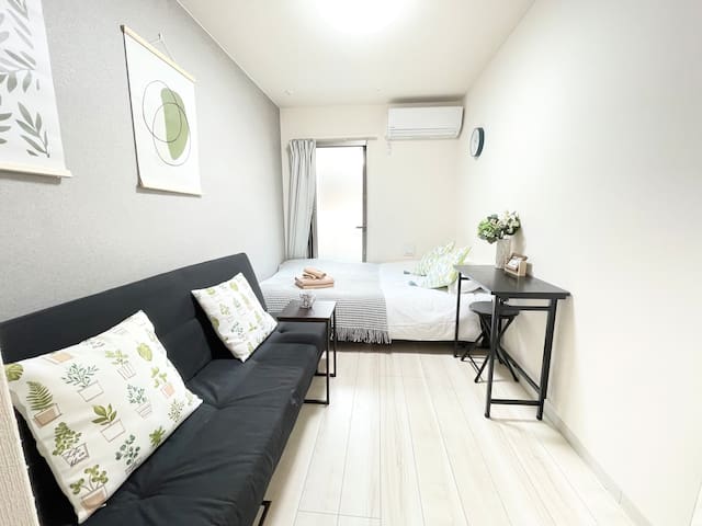 Shinjuku center/3mins from sta./10min to Kabukicho