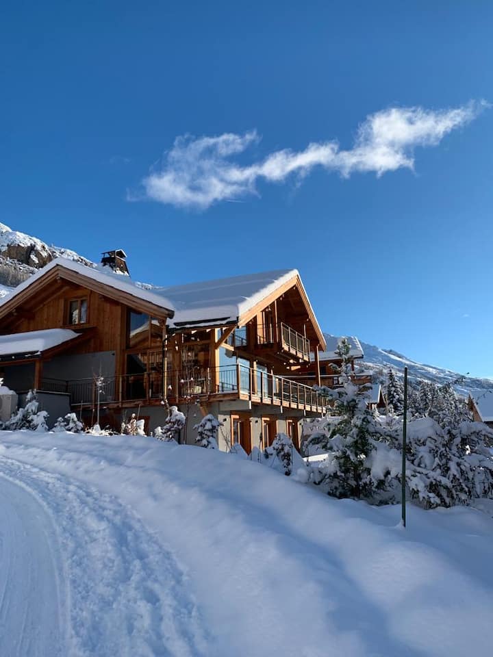 Chalet Le Tabuc, Serre Chevalier Spazioso, Accogliente E Contemporaneo - Le Monêtier-les-Bains