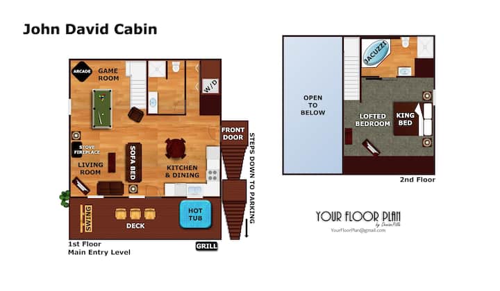 John David Cabin close to Arts & Crafts Community! - Cabins for