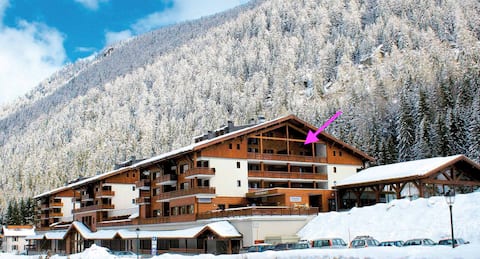 Large ski apartment with superb view, spa/pool