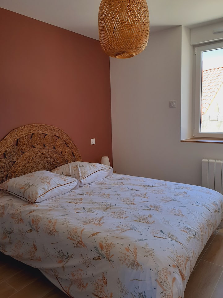 მე-2 საძინებელი ორი ადამიანისთვის პირველ სართულზე