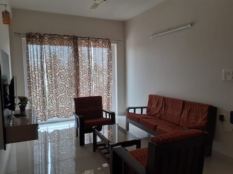 Longfield apartments; 2 BHK, well furnished flat