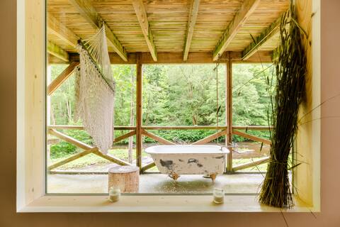 Creekside cottage on 65 acres
