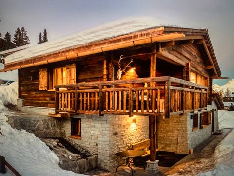 Luxury chalet right on the ski slope