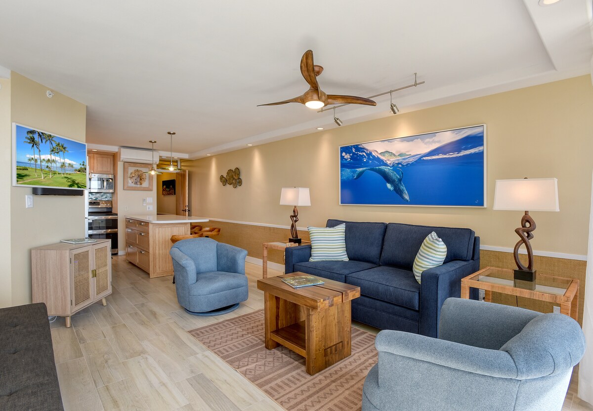 Popular Airbnb listing: Epic View! Lovely 2BR Beach Condo in Kihei/Wailea in Wailea