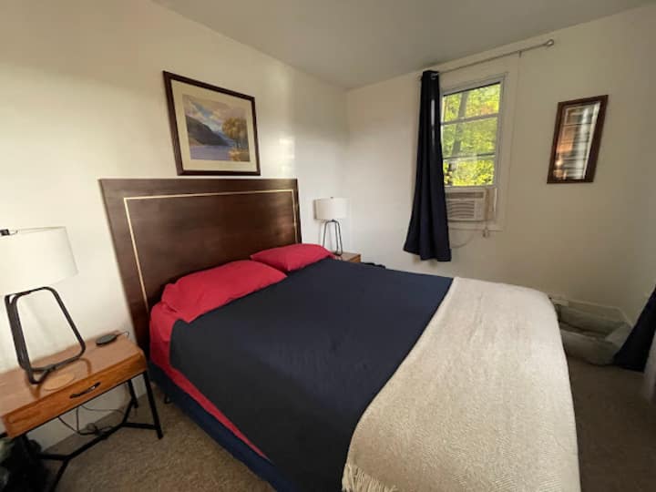 Bedroom 1 - queen. First floor.