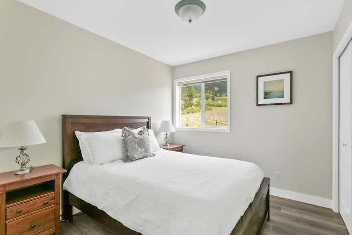 Bedroom 5 on the upper level with a double bed.
