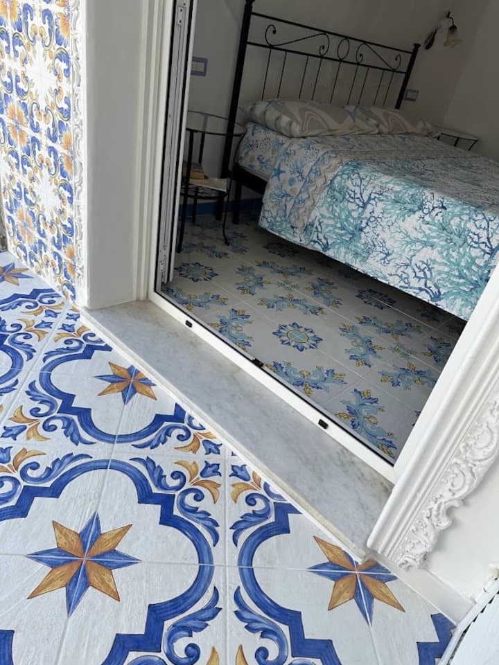 Bedroom with a beautiful terrace
 