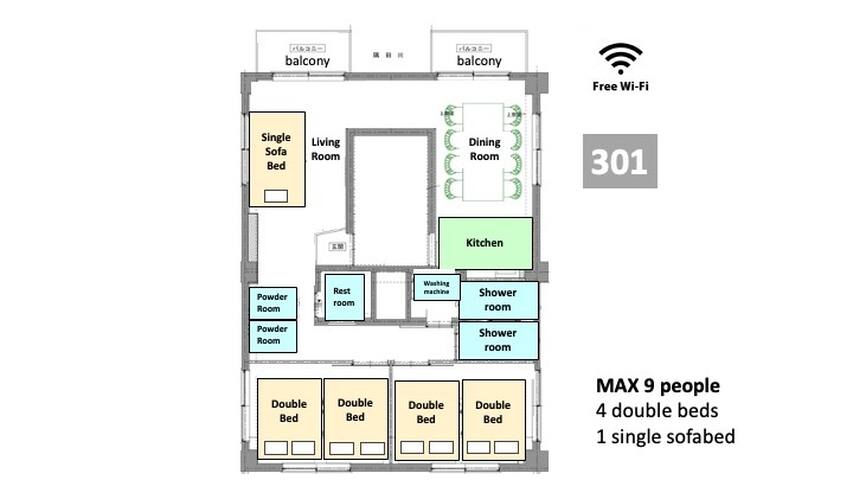 【301】River View★/5min. from Asakusa Sta./9 ppl gallery image 5