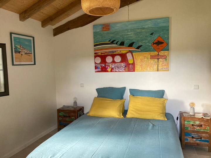 Camera da letto 1: letto 160 x 200
Nuova biancheria da letto in tutte le camere da letto