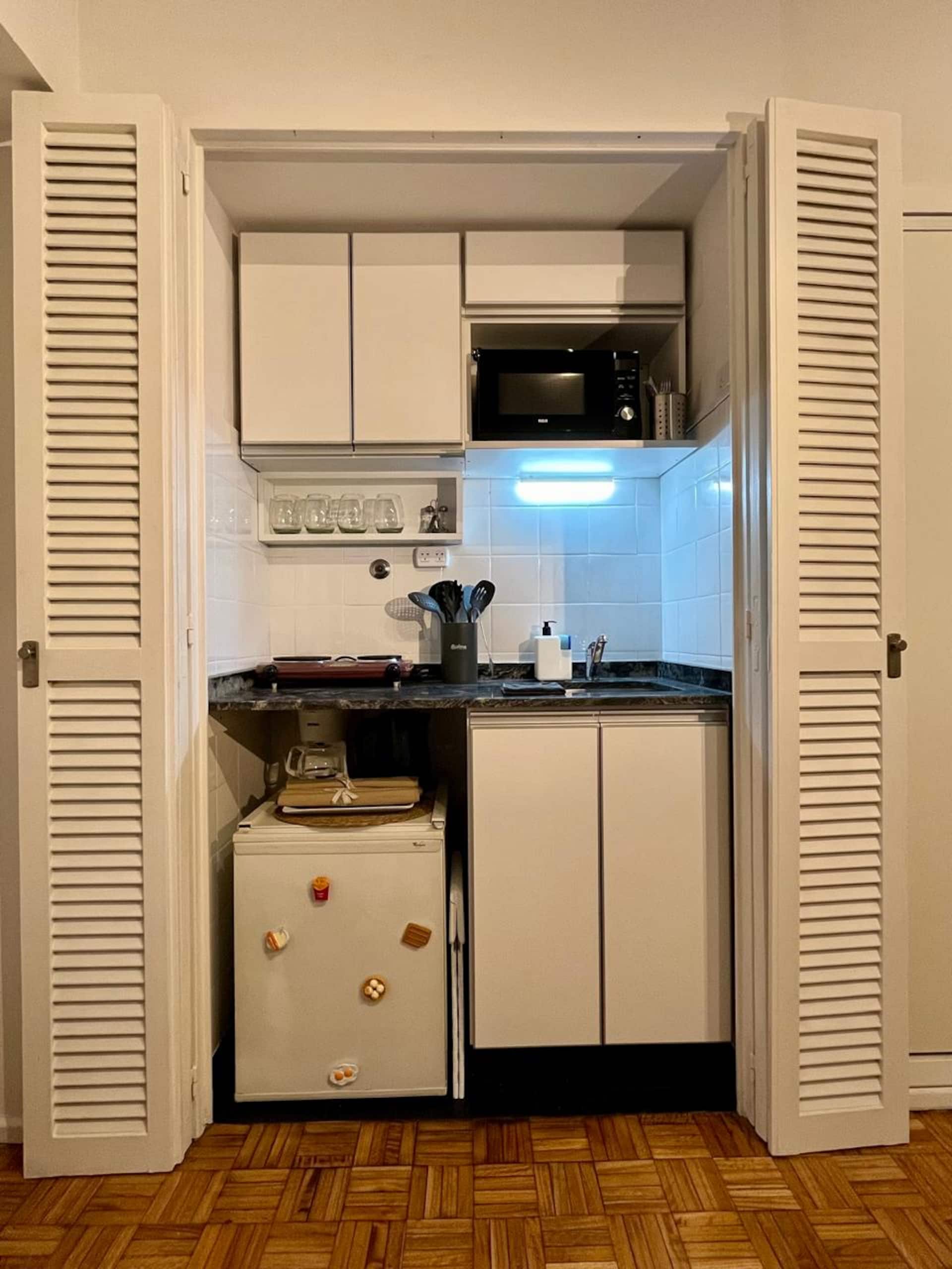 Monoambiente con patio privado en Recoleta