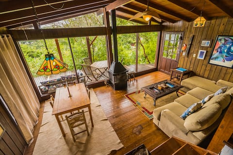 Top performing Airbnb: "Paradise Retreat - Bathtub and Stunning View" in Florianópolis