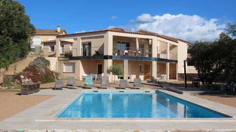 Top Airbnb: T4 view of the Gulf of Ajaccio and the Sanguinaires Islands in Grosseto Prugna