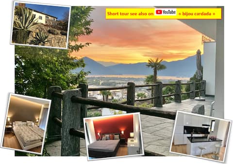 Popular Airbnb listing: Bijou Cardada, new renovated 3.5 room app., 120m2 in Ticino