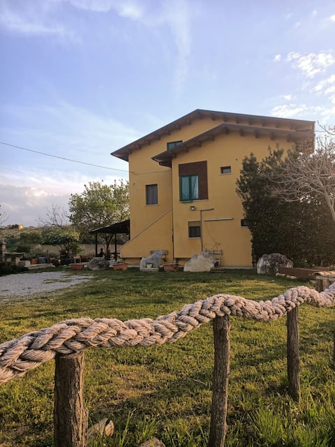 The cottage in the open countryside