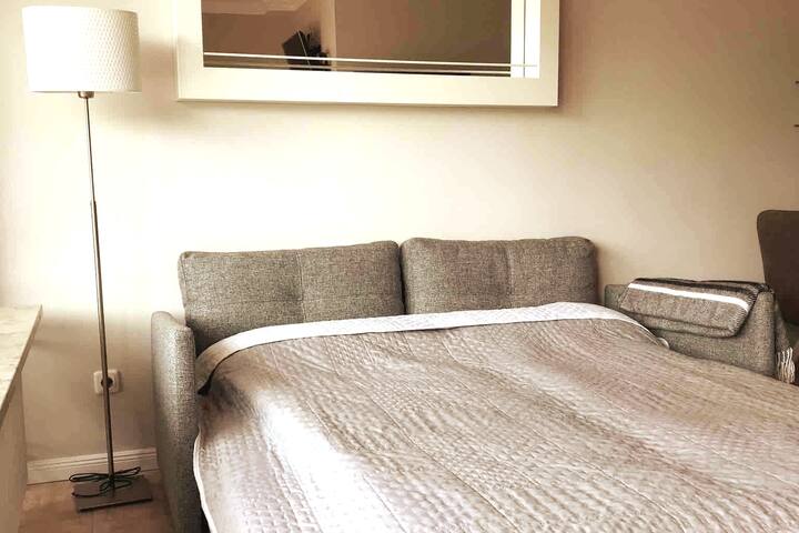 Sofá cama cómodo de 160 cm de ancho