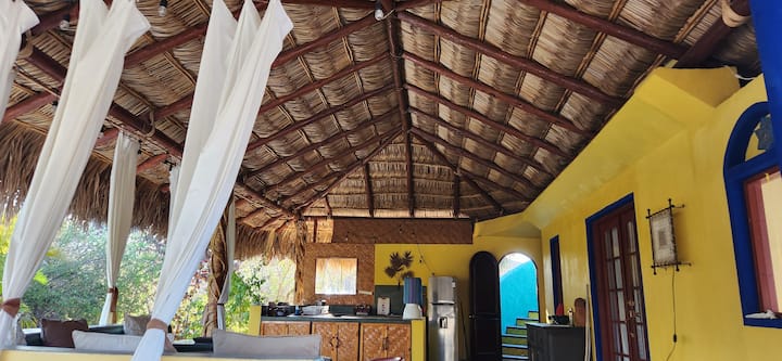 The Oasis - Casa Palapa Exotic Style In The Nature - Cabo Pulmo National Park