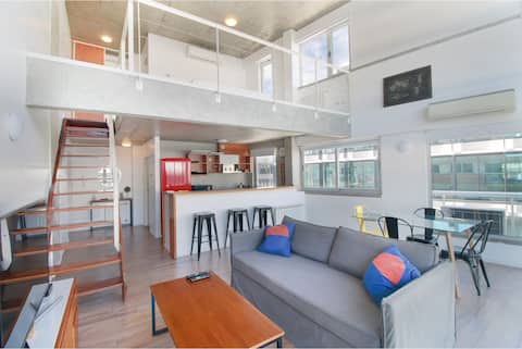 Successful Airbnb property: Top floor NEW Loft + Free parking - Unit 5e in Vicente López