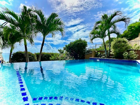 Surf Sounds and Big Views from this Pool Villa