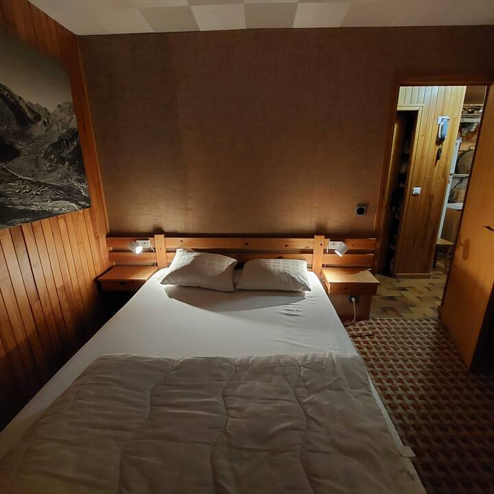 Habitación   - vista de Puy St Vincent en 1970 - Nivel bajo 