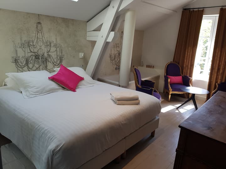 Chambre #1 
lit king size