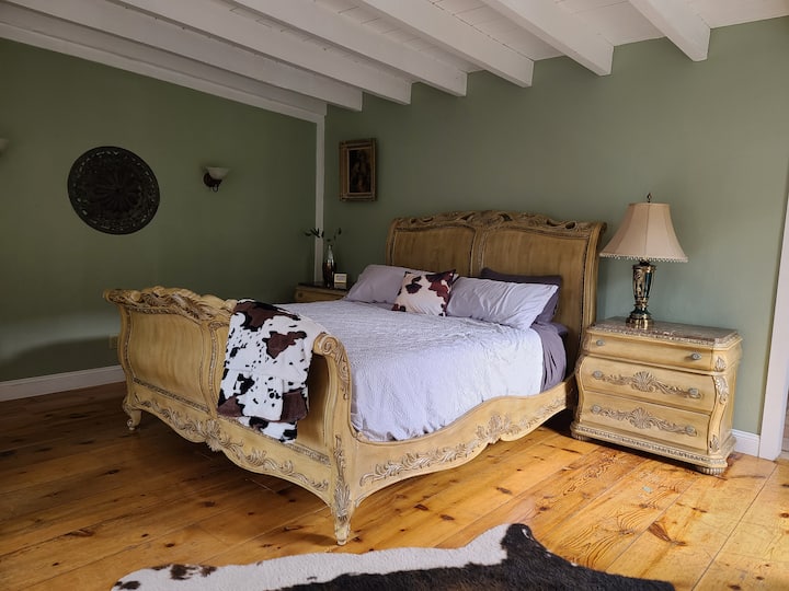 A bed made for kings and queens.