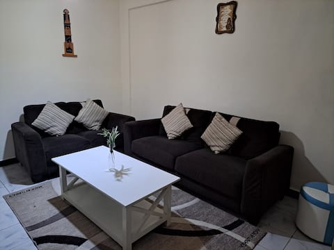 An Independent house in a family compound.