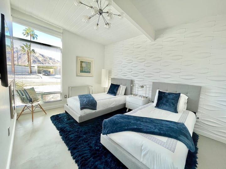 double twin bedroom