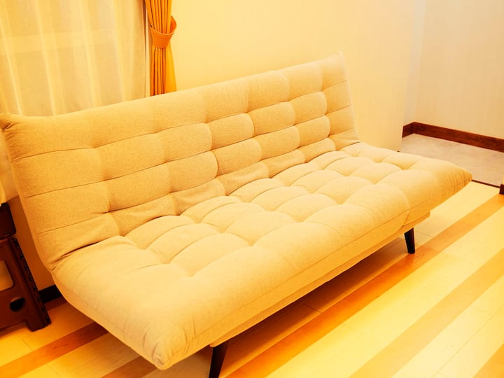 Habitación 201: sofá cama de tamaño semiduo
