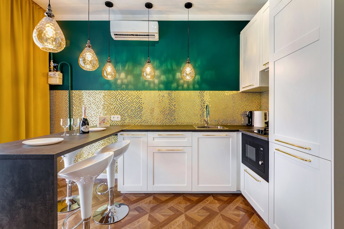 Illustration of Luxury Apartment Complex