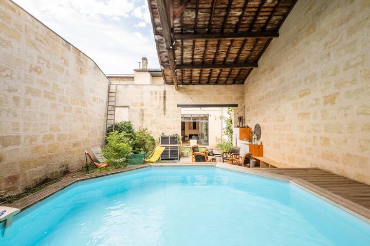 Maison contemporaine avec piscine à Bordeaux gallery image 2