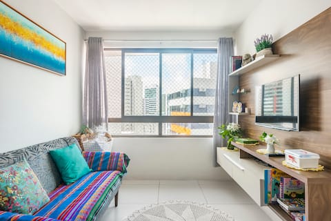 Nice apt near Boa Viagem Airport and Beach.