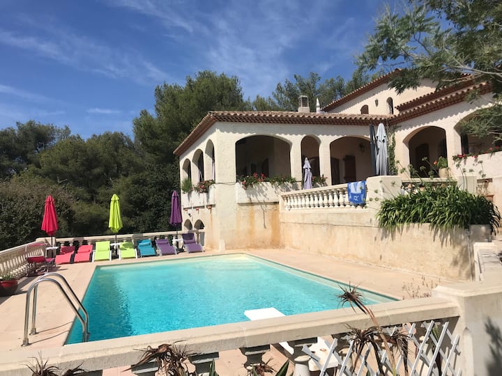 Strelitzia villa, comfort, exceptional view - Villas for Rent in  Six-Fours-les-Plages, Provence-Alpes-Cte d'Azur, France - Airbnb