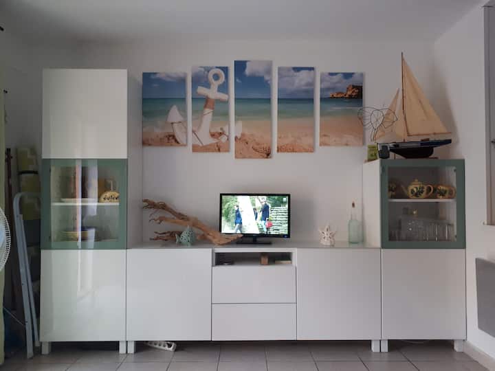 Gite Meublé à  30 M De La Mer - Sainte-Marie-la-Mer
