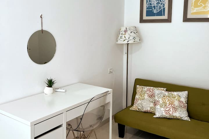 Bedroom 2, sofa bed that turns into a bed for a child