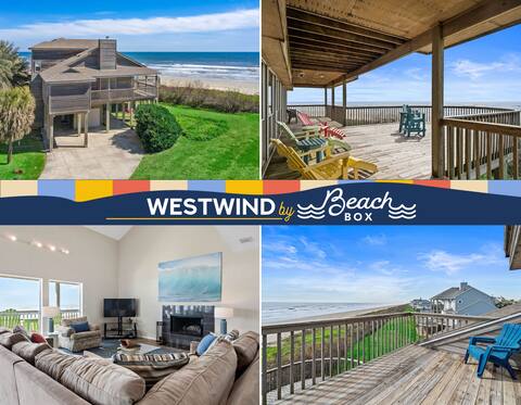 Beachfront beauty with huge deck and unreal views