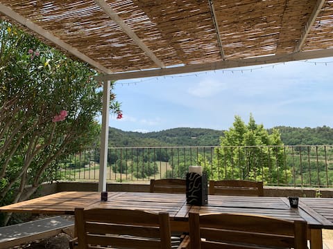 Loft, garden, panoramic views, Mt Ventoux, Gordes