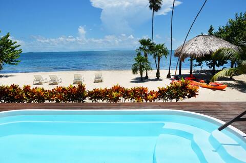 Private Caribbean Seafront Luxury Villa with Pool