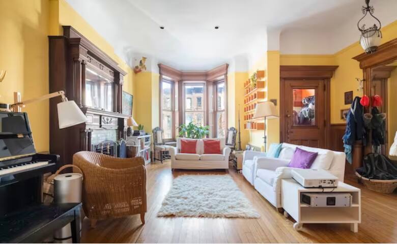 Classic Park Slope Brownstone. A gem. 4 BR, WBFP