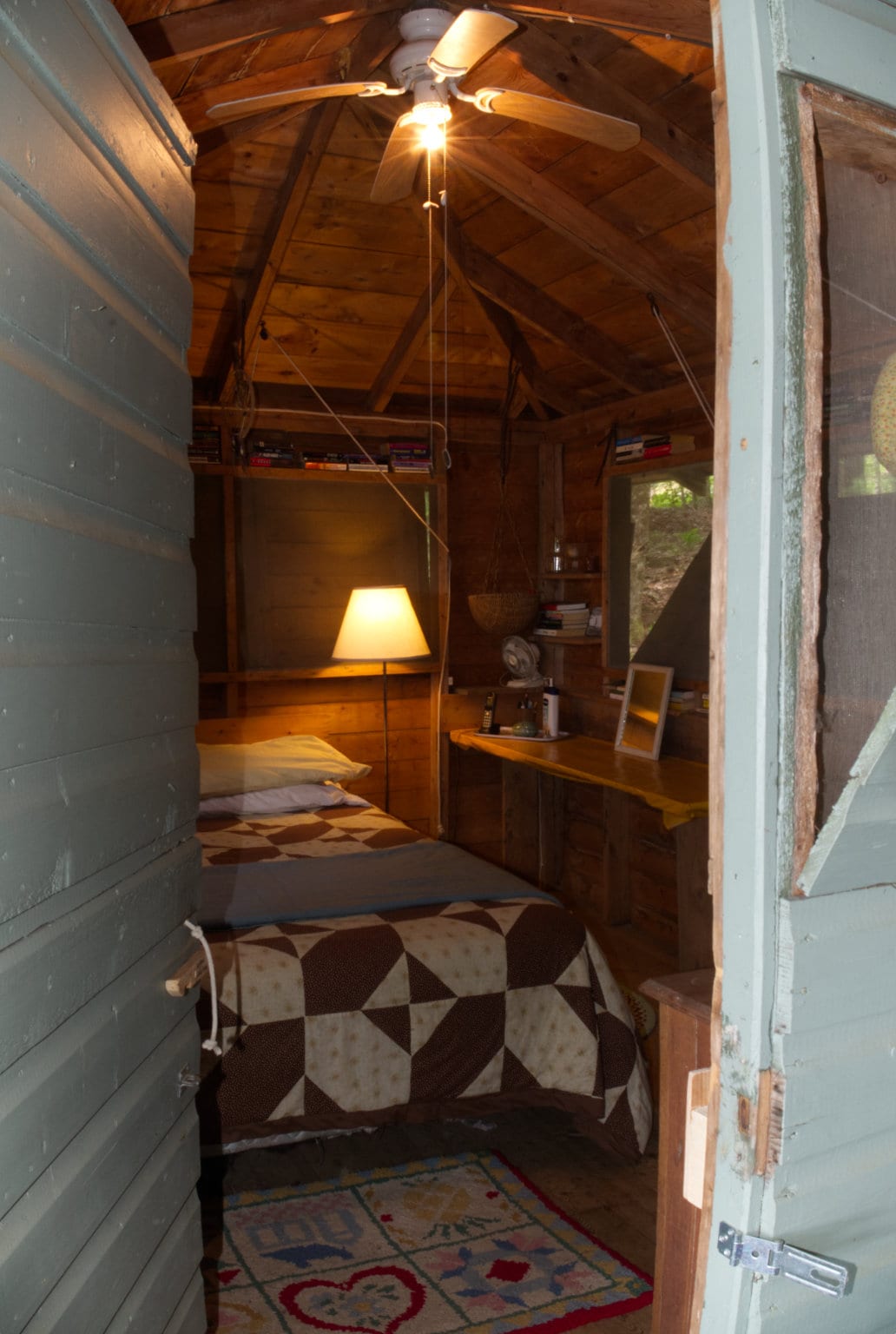 View into Camp David (bedroom) off of Sleepy Lagoon.