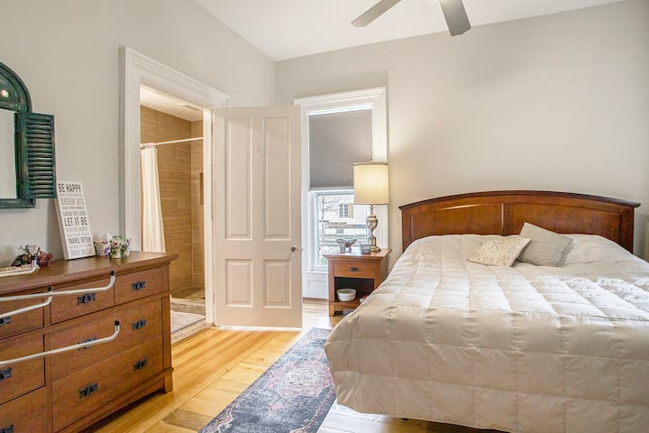 King Size Bed in bedroom