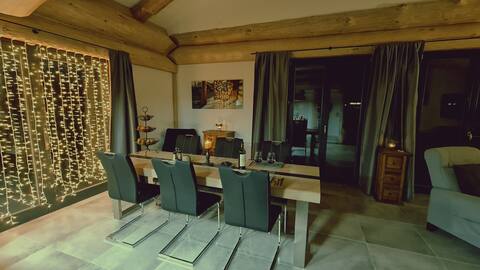 Log cabin vacation by the sea near Zinnowitz
