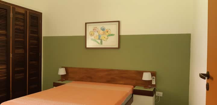Apartmán s ventilátorom a klimatizáciou