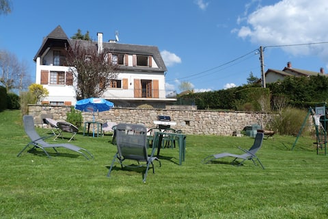Quiet house in the heart of the Auvergne volcanoes.