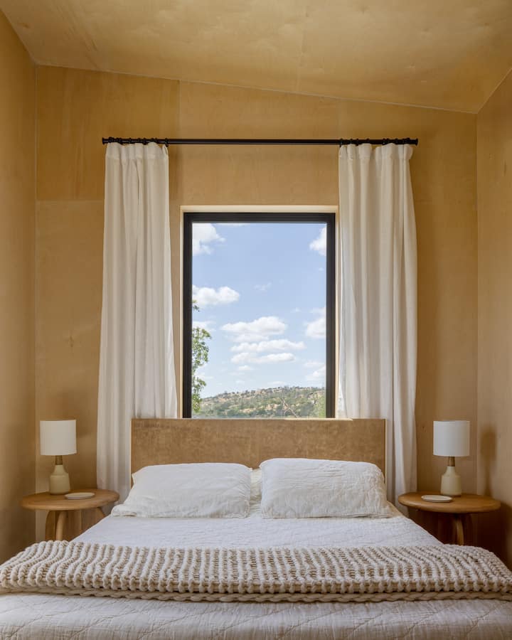 Master bedroom, queen bed. 