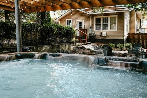 Brooks Solar House Backyard Spa Oasis