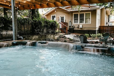 Brooks Solar House Backyard Spa Oasis