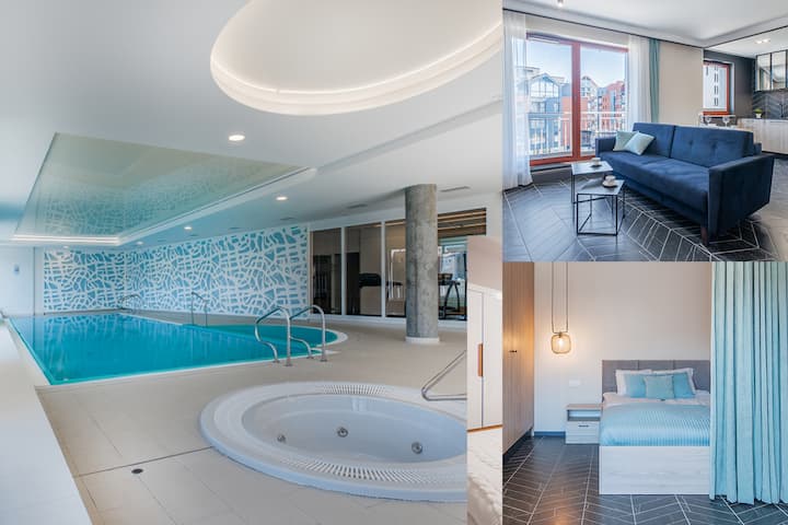 Citystay: Studio Spa: Basen, Sauny, Jacuzzi Balkon - Gdańsk