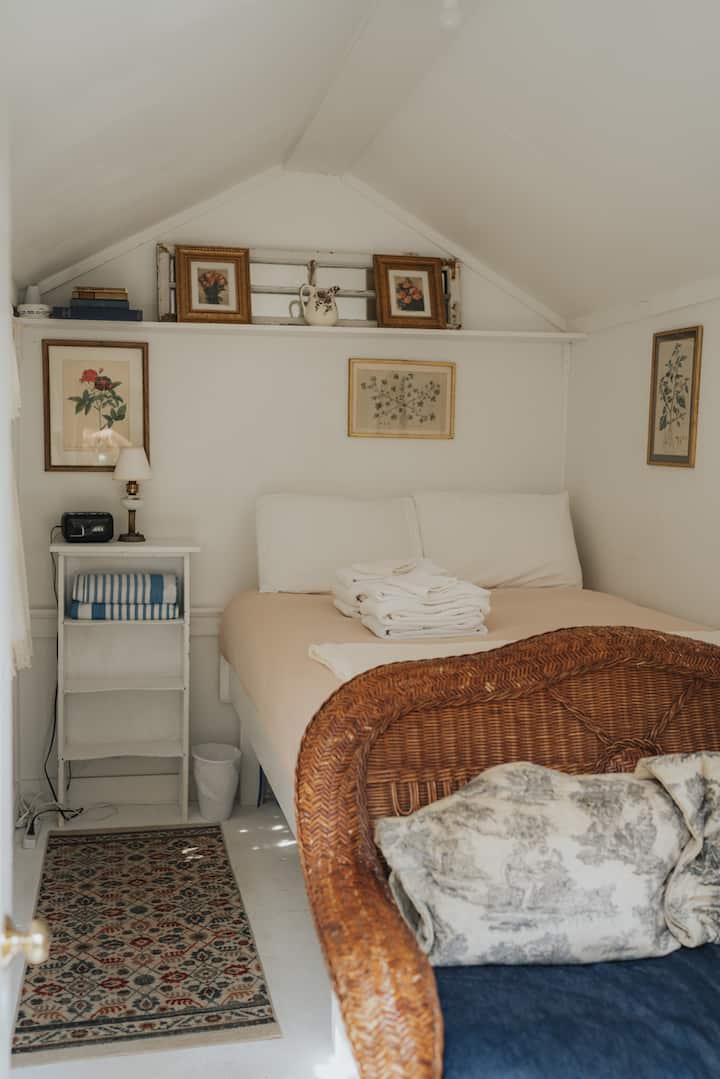 Full size bed in Lil Rose annex